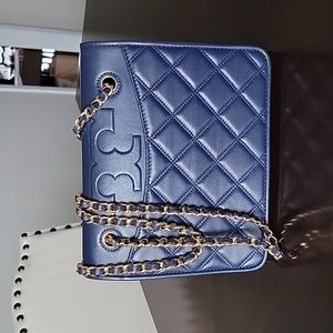 Tory Burch blue cross body
